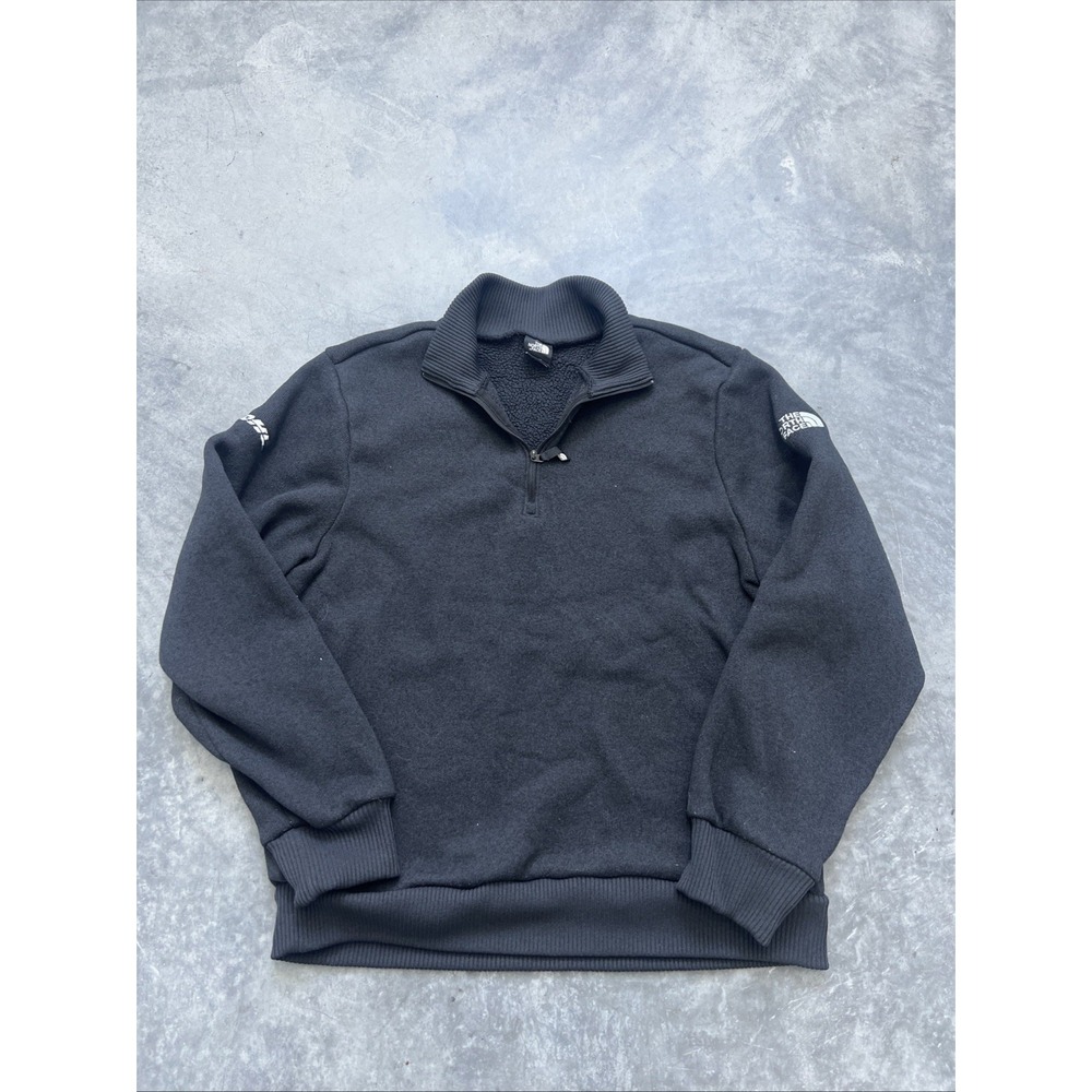 the northface‎ half zip fleeve jacket charcol grey